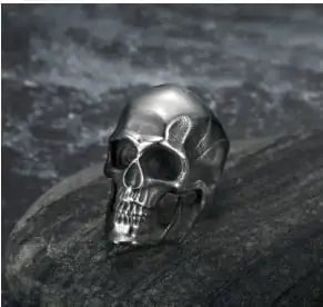Halloween Punk Skull Ring with Unique Fashion Style