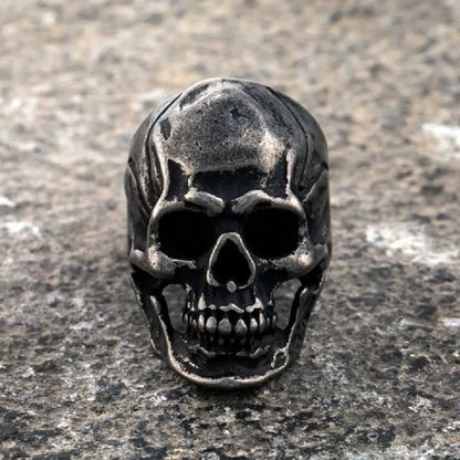 Halloween Punk Skull Ring with Unique Fashion Style