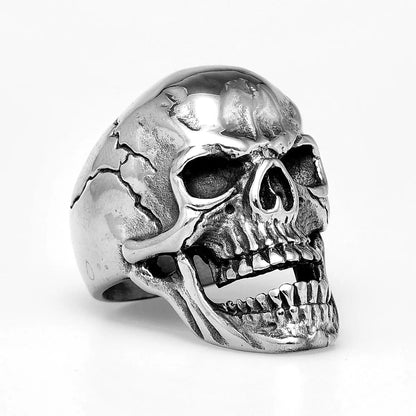 Halloween Punk Skull Ring with Unique Fashion Style