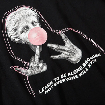 Dark Style Graphic Print Couple T-Shirt for Men and Women