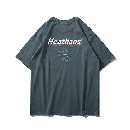 Dark Style Graphic Print Couple T-Shirt for Men and Women