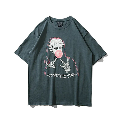 Dark Style Graphic Print Couple T-Shirt for Men and Women